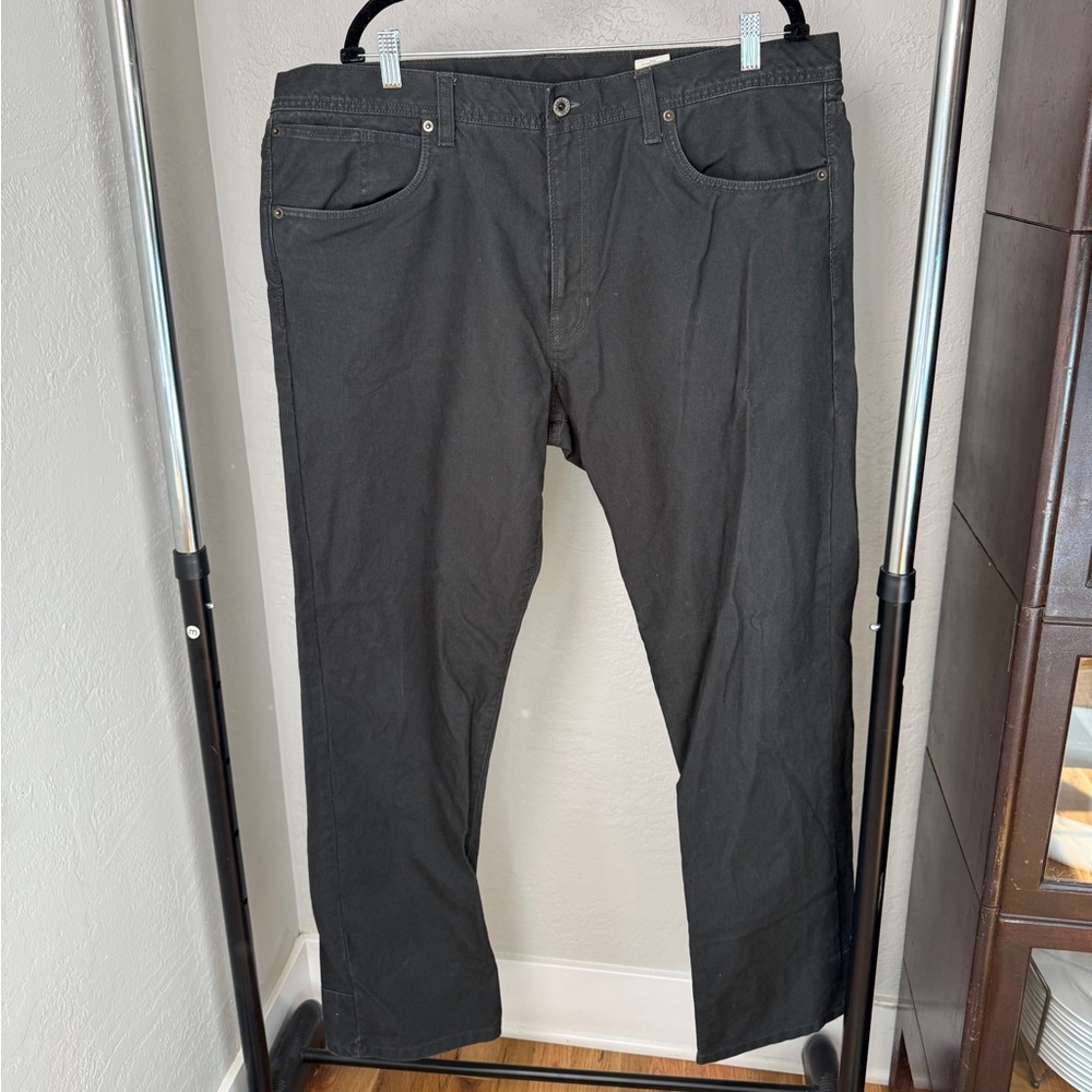 Filson Mens Original Dry Tin Cloth Pants 40x34 Black Canvas Workwear Outdoor